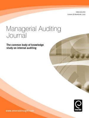 cover image of Managerial Auditing Journal, Volume 21, Issue 8